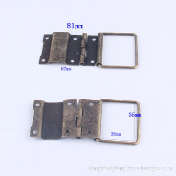 Manufactory Supply Antique Color Metal Box Ring Hinge